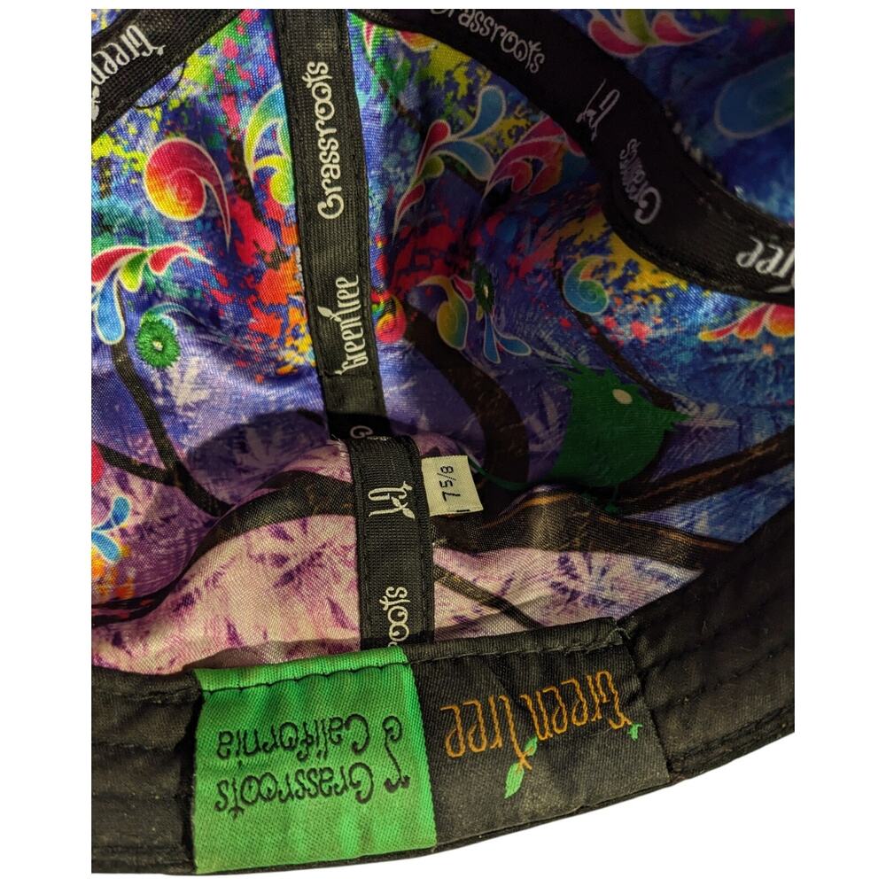 Grassroots California 7 5/8 Green Tree Leaf Medicinals Hat C Colorado Bird - Picture 11 of 12